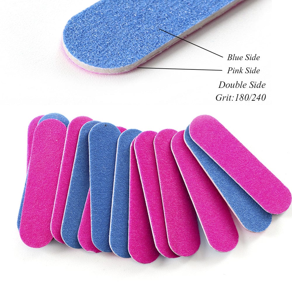 Limes à Ongles Pro Double Face - 100 Pcs - VelvetCare